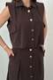 Brown Vest Skirt Set - 4