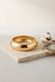 Gold Color Brass Vintage Thick Handcuff Bracelet
