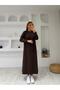 Modal Textured Long Sleeve Dress