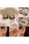Women's Vintage Floral Hoop Earrings - 6