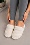 Women's Plush House Slippers Closed Toe Open Heel Warm Soft Sole Winter Slippers Stc1343 - 2