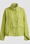Transparent Jacket Shirt with Large Pockets and Standing Collar Per9753