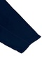 Men's 100% Cotton Plus Size Relaxed Fit Anti-Sweat Navy Blue Color Pocketed Elastic Waist Trousers - 4