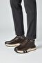 Genuine Leather Bitter Brown Men's Comfort Casual Shoes - 6