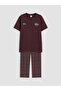 Lcw Kids Mürdüm Crew Neck Boys' Pajama Set Short Sleeve Printed Checkered