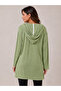 Women's Hooded Long Sleeve Relaxed Fit Cardigan - 2