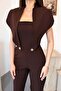 Brown Brown Allerli Jumpsuit - 4