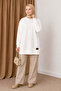 Women's Slit Tunic with Arma Detail - 2