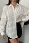 White Embroidered Shirt - 4