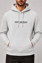 Consume Men's Regular Fit Hooded Sweatshirt Gray