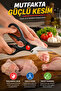 Multipurpose Kitchen Scissors Stainless Steel Chicken Meat Fish Vegetable Nutcracker Bottle Opener 21cm 3Cr13 - 2
