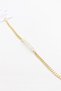 Glb-Stl41414 Stone Bracelet - Gold - 2