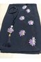 Needlework Black Color Prayer Mat with Prayer Beads