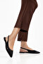 Women's Black Stylish Stoned Anje Pointed Toe Evening Dress Shoes - 4