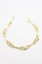 Glb-Stl41414 Stone Bracelet - Gold - 2