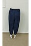 Women's Elastic Waist Lace-Up Button Detailed Trousers - 6