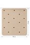 Bear Embroidered Welsoft 90*100 cm Baby Blanket - Brown Beige - 5