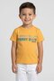 Toddlers Boy Brand Logo Short Sleeve T-Shirt, Orange