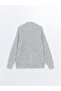 Half Turtleneck Self-Patterned Women's Knitwear Sweater - 6
