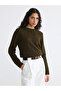 Hair Braid Patterned Women's Knitwear Sweater