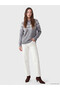 Crew Neck Patterned Women's Knitwear Sweater - 2