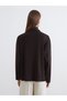 Oversized Women's Knitwear Sweater with Scarf - 6