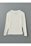 V-Neck Self-Patterned Women's Knitwear Sweater - 6
