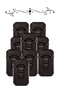 9 قطع Excentric Pour Homme عطر 100 مل