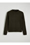 Crew Neck Self-Patterned Women's Knitwear Sweater - 5