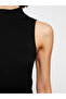 Women's Half Turtleneck Plain Knit Sweater - 5