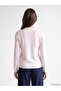 Hair Braid Patterned Women's Knitwear Sweater - 4