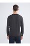 Crew Neck Patterned Men's Knitwear Sweater - 4