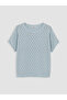 Openwork Short Sleeve Women's Knitwear Sweater - 5