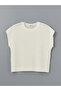 Crew Neck Self Patterned Oversize Women's Knitwear Sweater - 5
