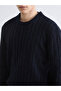 Hair Weave Embroidered Wool Blend Men's Knitwear Sweater for Style Enthusiasts from Uzg Store - 3