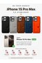 iPhone 15 Pro Max Compatible - Airjacket Wallet Cover (Holds 3 Cards) with Stand, Protective and Durable Leather Case - 2