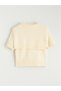 Crew Neck Women's Knitwear Sweater with Tie Detail - 7