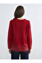 Crew Neck Patterned Women's Knitwear Sweater - 4