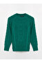 Crew Neck Self-Patterned Long Sleeve Maternity Knitwear Sweater - 6