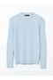 Crew Neck Self-Patterned Women's Knitwear Sweater - 5