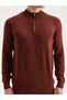 Mock Neck men's knit sweater - 3