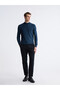 Half Fisherman Roba Collar Men's Knitwear Sweater for Style Enthusiasts from Uzg Store - 2