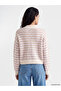 Half Turtleneck Patterned Women's Knitwear Sweater - 4
