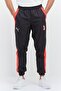 Men Sportswear Fit Brand Logo Running Track Pants, Black