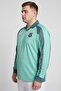 Men Relaxed Fit Long Sleeve Training Jersey, Green - 5