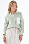 Garnili Cotton Blouse Green