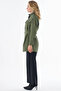 Trok Printed Quilted Jacket Green - 4