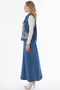 Embroidered Double Suit Set Blue - 3