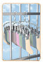 Multi Clip Drying Rack,Laundry Drying Racks with 10 Clips,Sock Dryer with Clips,Stainless Steel Drying Rack,Hanging Drying Rack for Drying Socks,Bras,Towel,Underwear,Baby Clothes,Grey (1pc) - 2