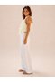Women's Halter Neck Layered Flounce Halter Neck Woven Blouse Dfbz0001 - 4